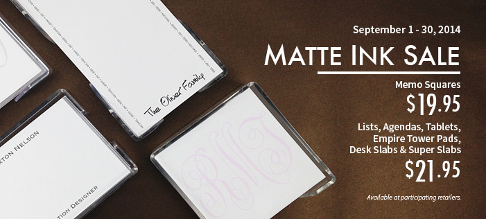 Matte Ink Sale